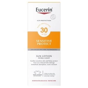 Image of Eucerin Sun Lotion SPF 30 Sun Extra Light Sens Skin 150ml