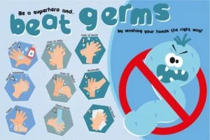 Image of Superhero Beat Germs-RPVC (600x400mm)