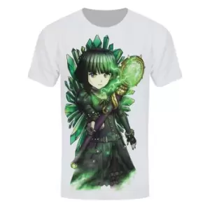 Image of Tokyo Spirit Mens Oka Sceptre Sub T-Shirt (S) (White/Green)