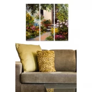 Image of MDF6924671 Multicolor Decorative MDF Painting (3 Pieces)