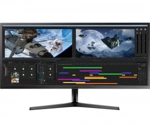 Image of Samsung 34" SJ55W S34J550 UltraWide Quad HD LED Monitor