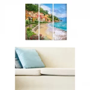 Image of MDF518006923 Multicolor Decorative MDF Painting (3 Pieces)
