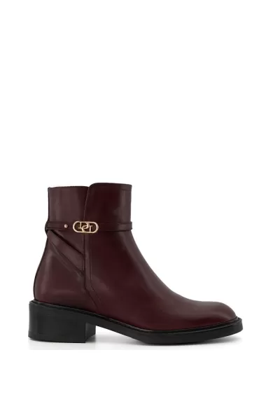 Image of 'Praising' Leather Ankle Boots