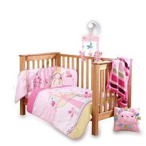 Image of Clair de Lune Lottie and Squeek 2 piece Cot/Cot Bed Set