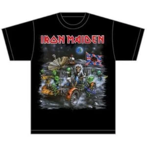 Image of Iron Maiden - Knebworth Moon buggy Unisex XX-Large T-Shirt - Black