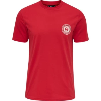Image of Hummel Hive Michael T Shirt - True Red 3066