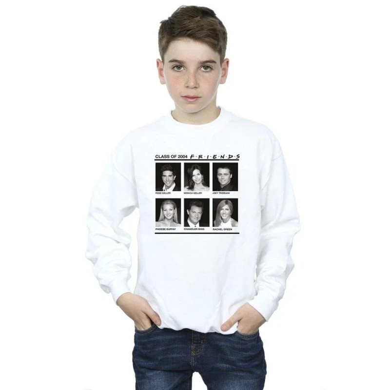 Image of Friends Friends Men Class Of 2004 Sweatshirt in White Size: Small White S Male 5063376925679