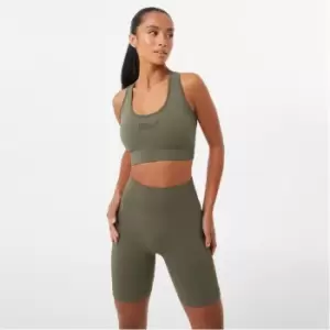 Image of Everlast Seamless Cross Back Sports Bra - Green