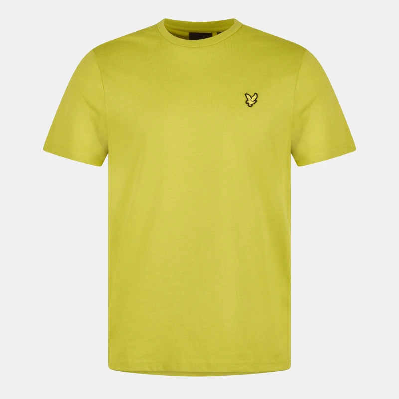 Image of Lyle and Scott Logo T Shirt - Green Green XS