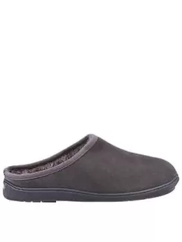 Image of Hush Puppies Hush Puppies Ashton Slipper, Grey, Size 7, Men