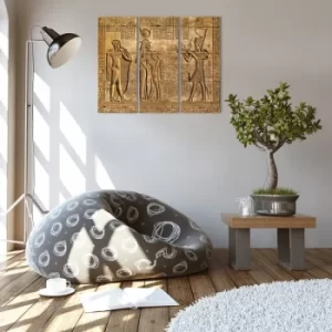 Image of BME002 Multicolor Decorative Framed MDF Painting (3 Pieces)