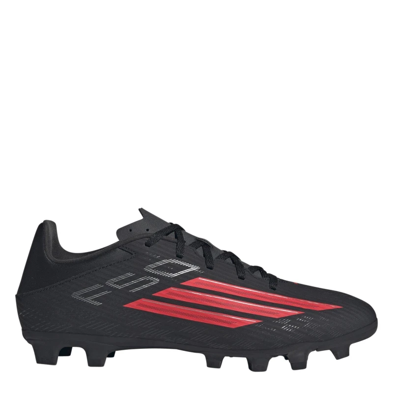 Image of adidas F50 Club Adults Firm Ground Football Boots Black/Red male 11 (46)