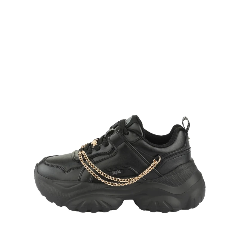 Image of Buffalo Womens Trainers Buffalo Bliss Chain Noir Female 38