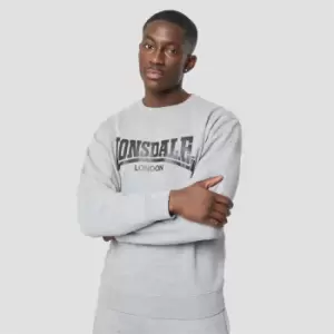 Image of Lonsdale Essentials Crewneck Sweatshirt - Grey