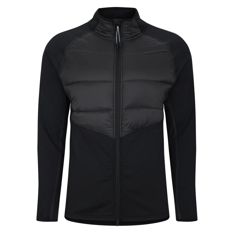 Image of Umbro Mens Full-Zip Fleece Fabric Black/Phantom male Small
