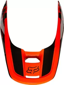 Image of FOX V1 REVN Helmet Peak, orange, Size L, orange, Size L