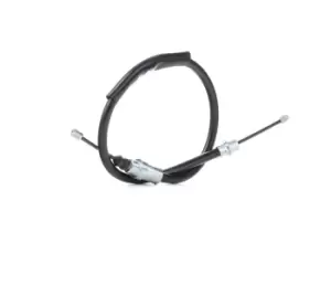 Image of RIDEX Brake Cable 124C0092 Hand Brake Cable,Parking Brake Cable PEUGEOT,406 Break (8E/F),406 Coupe (8C),406 (8B)