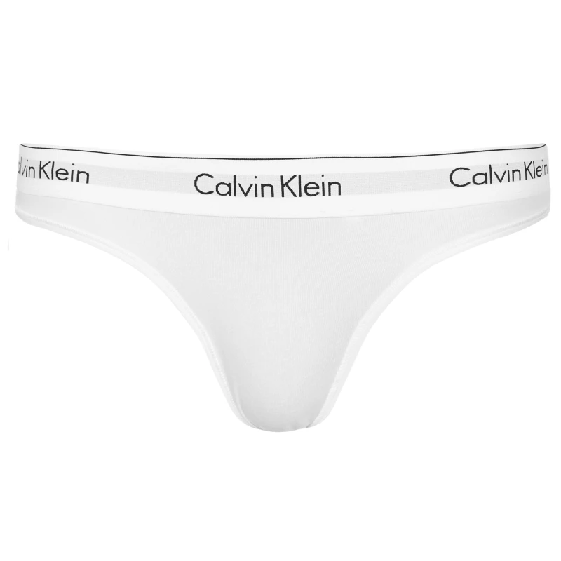 Image of Calvin Klein Modern Thong White female 14 (L)
