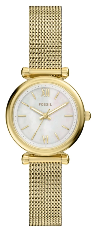 Image of Fossil ES5462 Carlie Three-Hand Quartz (28mm) Mother-of- Watch