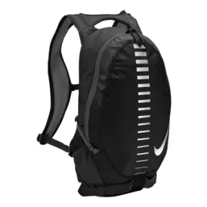 Image of Nike Run Commuter Backpack (One Size) (Black/Silver)