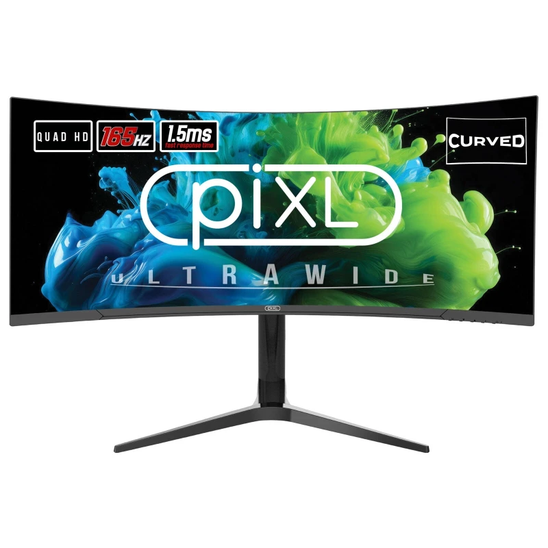 Image of piXL piXL 34" 165Hz UltraWide QuadHD Curved Gaming Monitor (CM34C7) CM34C7