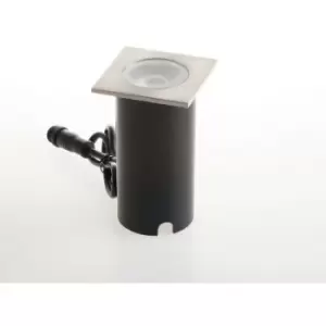 Image of Fan Europe Runner - Outdoor LED Recessed ground and wall recessed light, Nickel Finish, IP67, RGB+4000K