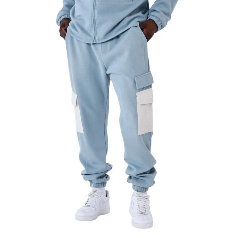 Image of Project X Paris Two-tone jogging pants with pockets Project X Paris Bleu Male S