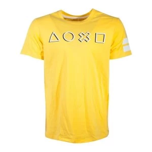 Image of Sony - Icons Mens Medium T-Shirt - Yellow
