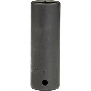 Image of Draper Expert 1/2" Drive Hi Torq Deep Hexagon Impact Socket Metric 1/2" 17mm