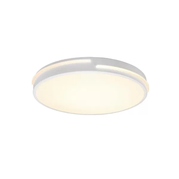 Image of Tacoma Modern Flush Ceiling Light White Matt 2700-6500K Remote control