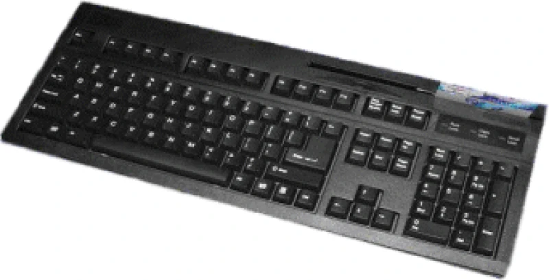 Image of Accuratus 500 full size USB magnetic card swipe keyboard with Cherry M