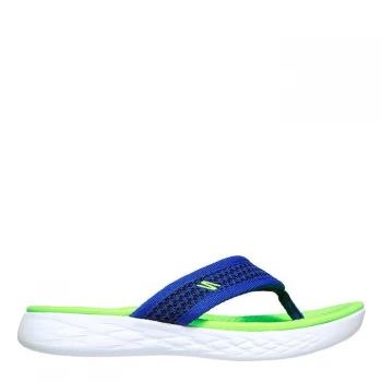 Image of Skechers The Go Flip Flops Junior Boys - Blue