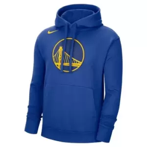 Image of Nike State Warriors Mens Nike NBA Fleece Pullover Hoodie - Blue
