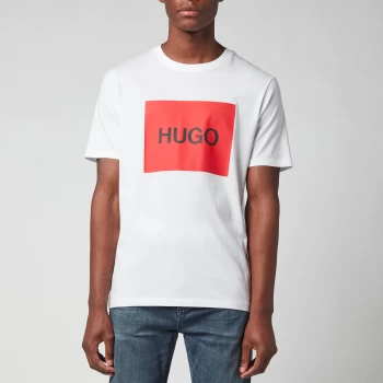 Image of Hugo Boss Dolive Large Logo T-Shirt White Size M Men