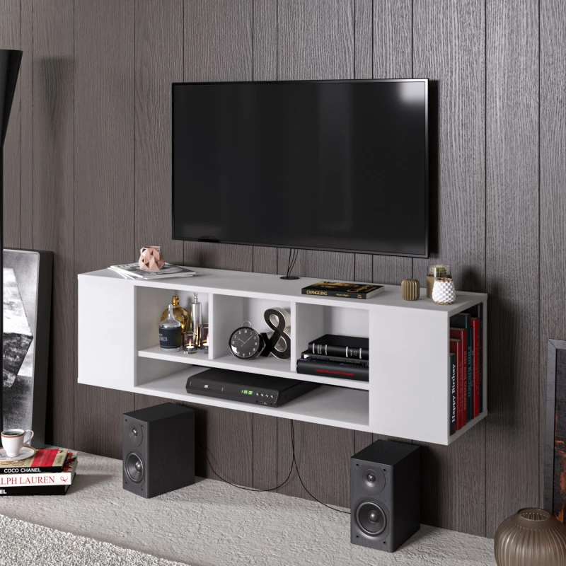 Image of Decorotika Paldi TV Stand for TVs up to 70" in White White Unisex