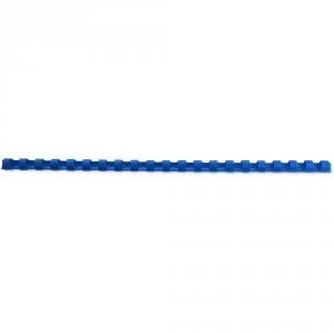 Image of Original Acco GBC Binding Comb 6mm A4 21 Ring Blue Pack of 100