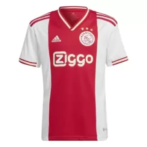 Image of adidas Ajax Home Shirt 2022 2023 Junior Boys - Red