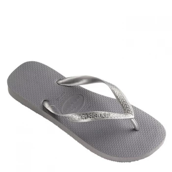 Image of Havaianas Top Tiras Flip Flops Ladies - Steel Grey 5178