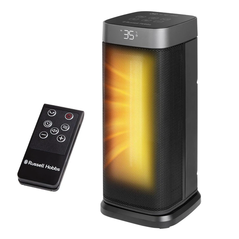 Image of Russell Hobbs 2Kw ceramic heater silver Silver QC42301