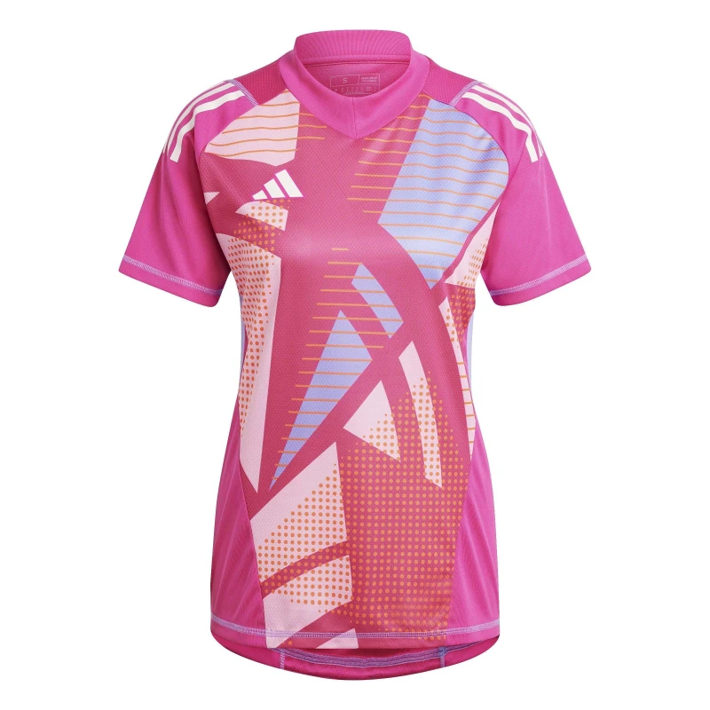 Image of adidas Tiro 24 Pro Short Sleeve Goalkeeper Jersey Real Magenta female 6 (XXS)