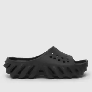 Image of Crocs Black echo slide Junior Slides