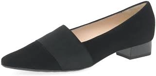 Image of Peter Kaiser Navy suede 'Lagos II' low heeled court shoes - 2.5