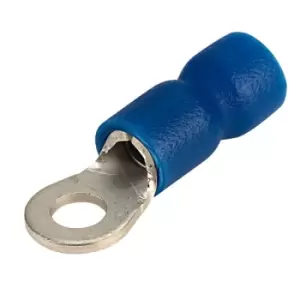 Image of TruConnect M3 Stud Size Blue 30A Ring Connector Pack of 100