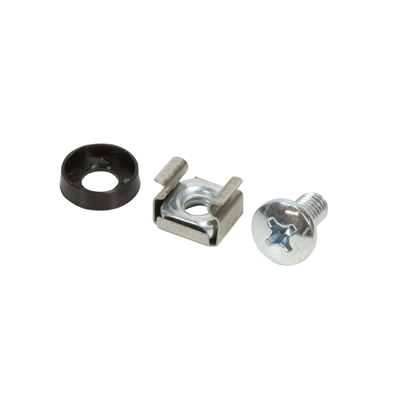 Image of LogiLink AC0111 mounting kit Black. Silver Plastic. Zinc steel