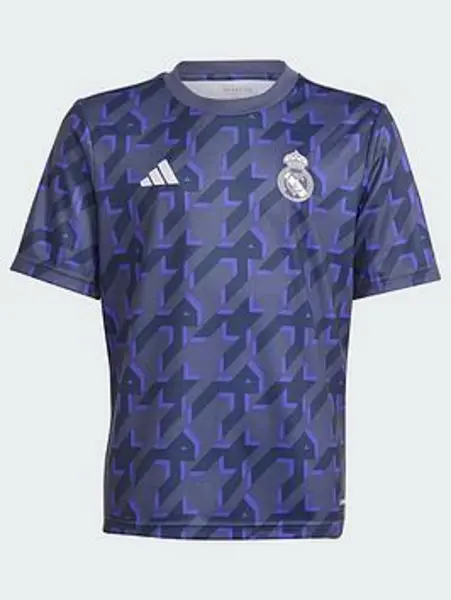 Image of adidas Real Madrid Pre Match Jersey 2023 2024 Juniors - Size 9 - 10 Years