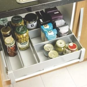 Image of IT Kitchens Metallic Effect Plastic Drawer Divider Pack