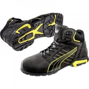Image of PUMA Safety Amsterdam Mid 632240-43 Safety work boots S3 Size: 43 Black, Yellow 1 Pair