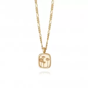 Image of Wild Daisies Flower 18ct Gold Plated Necklace FN08_GP