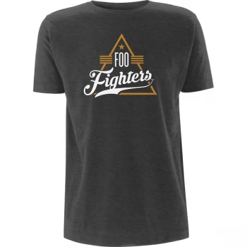 Image of Foo Fighters - Triangle Unisex Medium T-Shirt - Grey
