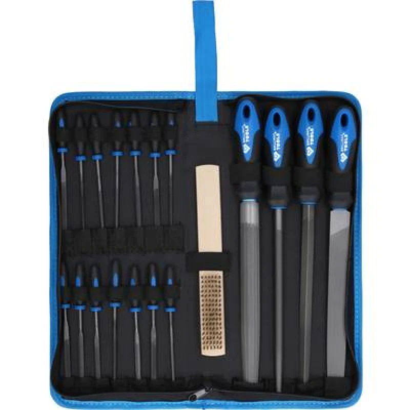 Image of BRILLIANT TOOLS Brilliant Tools BT103030 File set with file brush, 19-pce BT103030